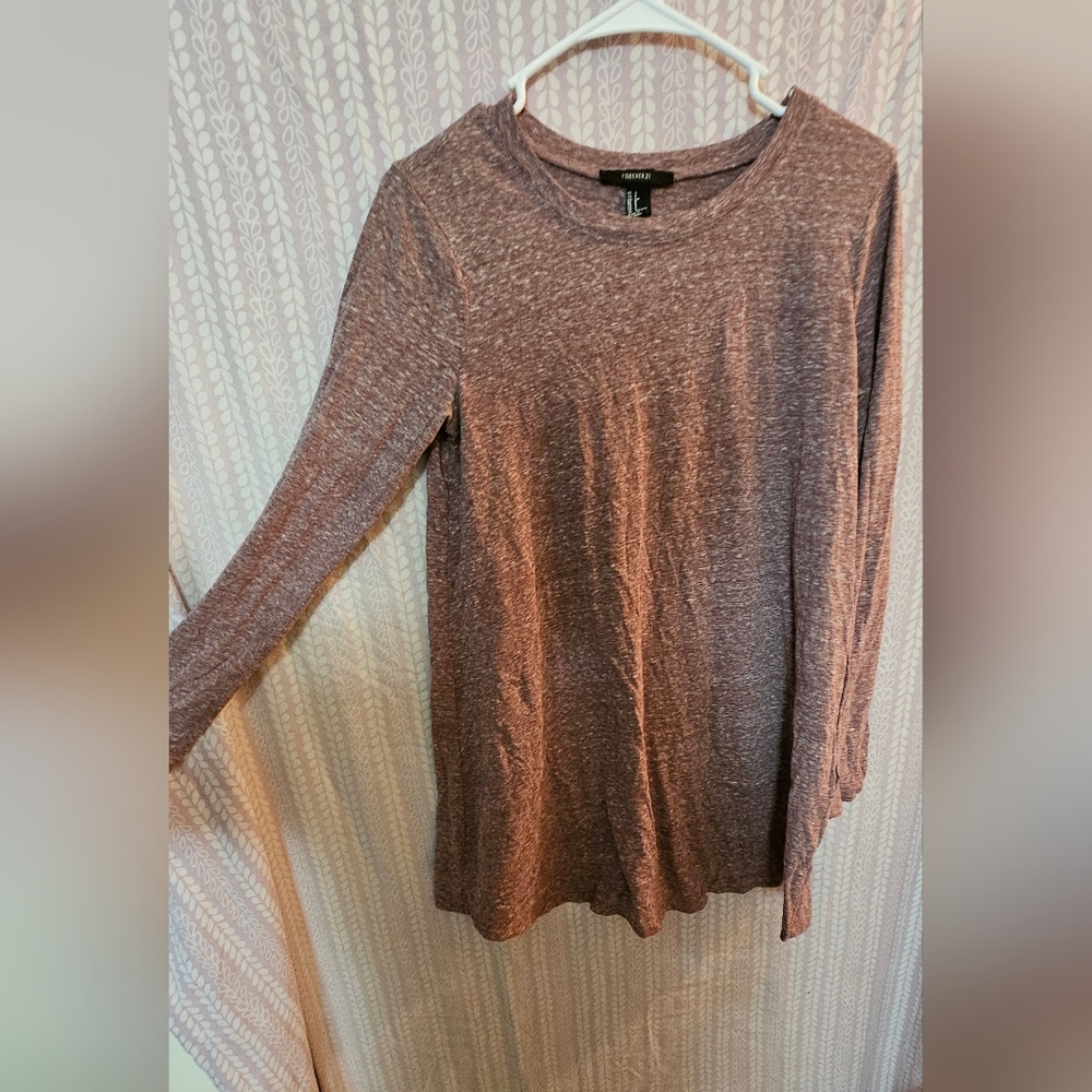 Long forever 21 shirt small